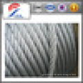 6X37+IWRC 6mm Ungalvanized steel wire rope